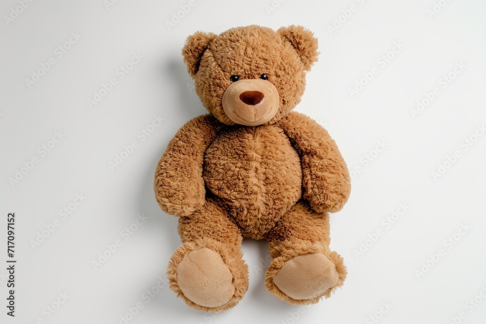 Bear toy isolated on white background with copy space. Bear toy isolated on white background with copy space.
