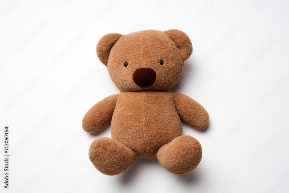 Bear toy isolated on white background with copy space. Bear toy isolated on white background with copy space.