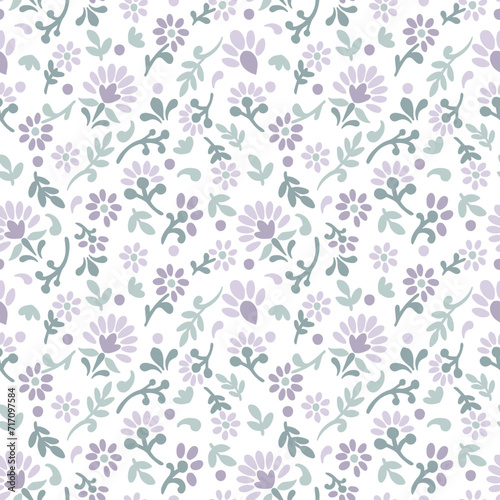 seamless floral pattern block floral print Jacobean pattern floral repeat pattern