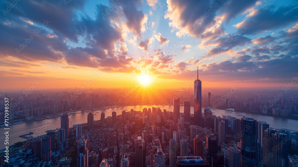 Fototapeta premium Scenery and atmosphere in the capital