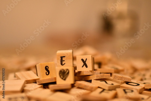 Canvastavla Sex en cubes