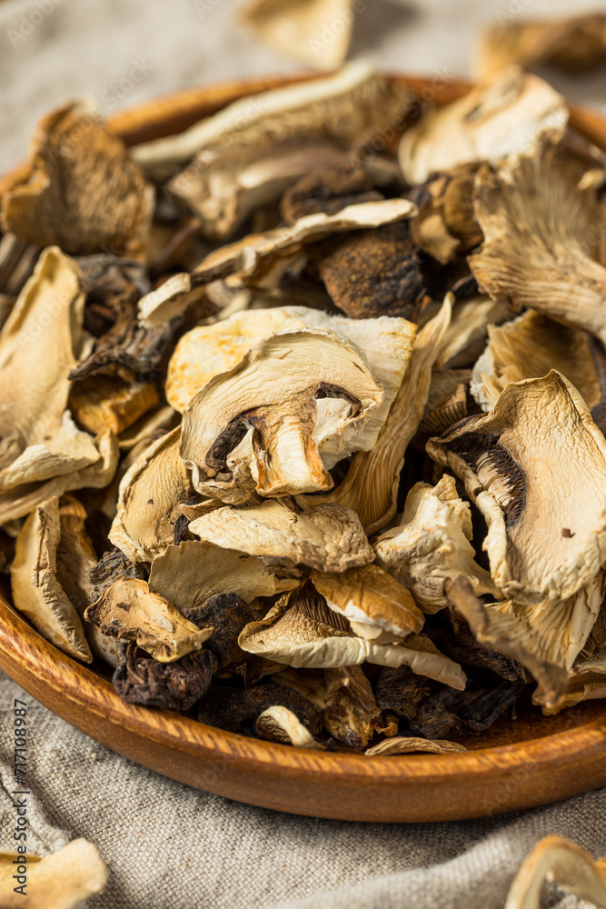 Organic Raw Dried Mushrooms Organic Raw Dried Mushrooms
