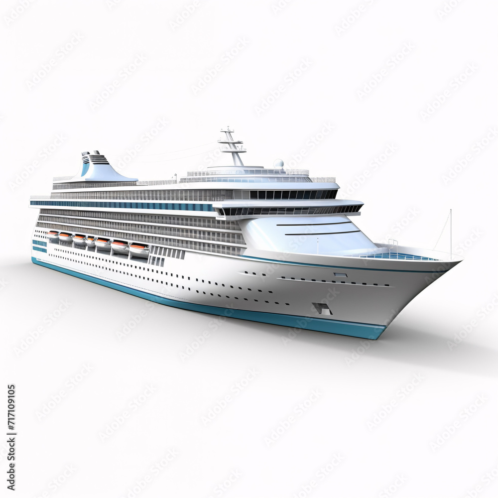 cruise isolated on a white background