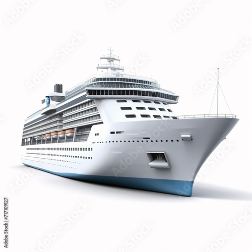 cruise isolated on a white background © Daniel