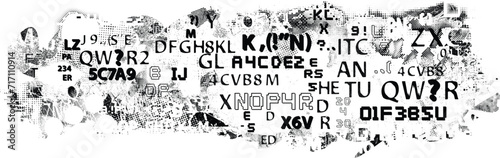 Glitch distorted grange shape . Noise grungy logo . Trendy defect error shapes . Glitched frame .Grunge textured . Distressed effect .Vector shapes