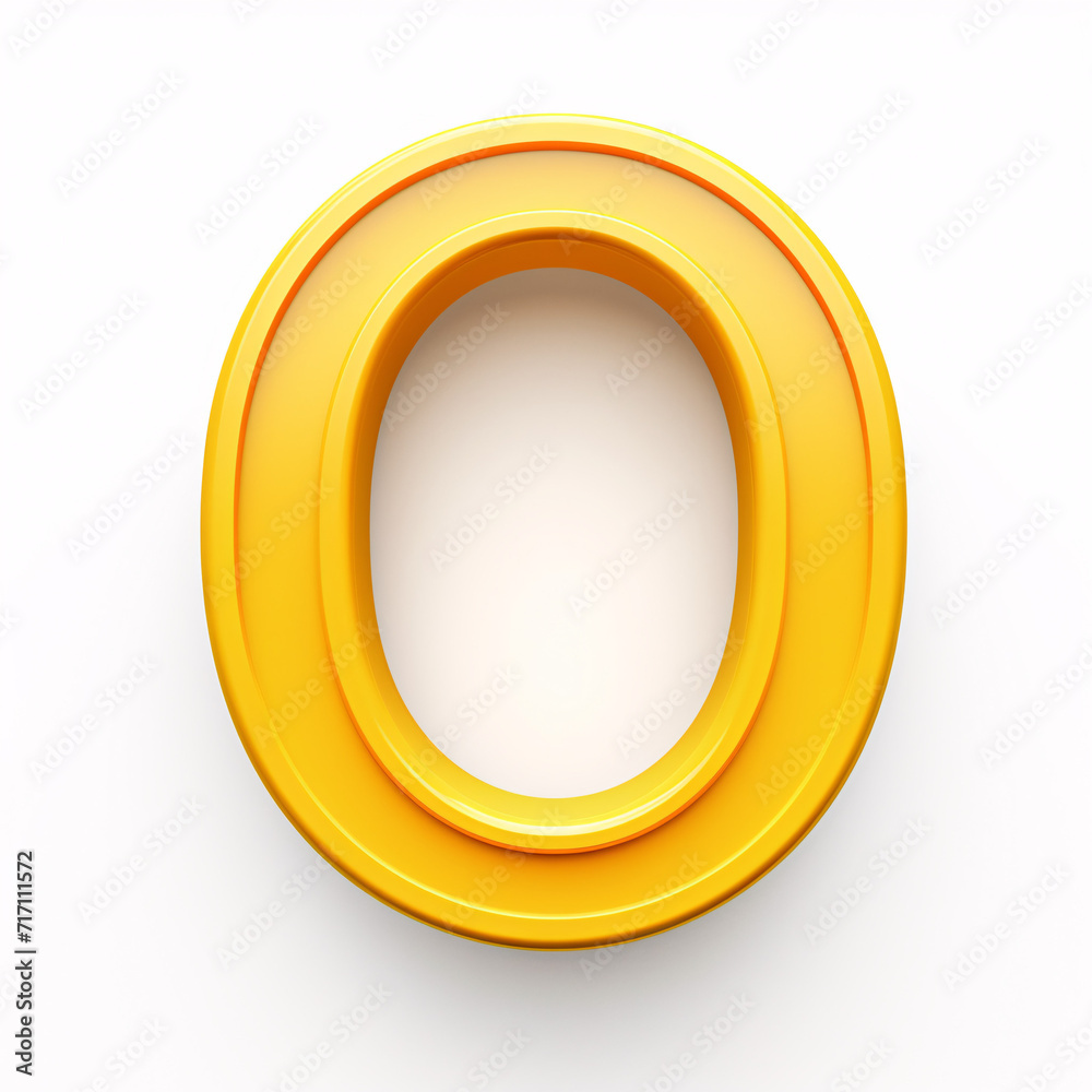 number 0 isolated on a white background number 0 isolated on a white background