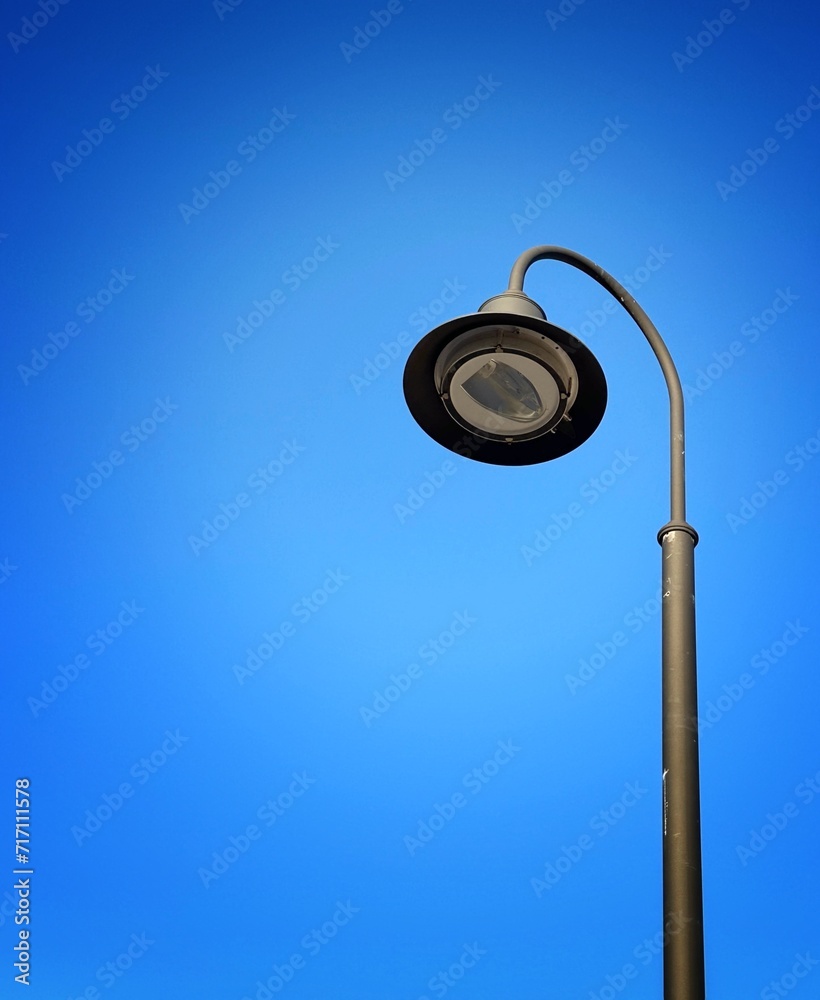 street lamp against sky	
