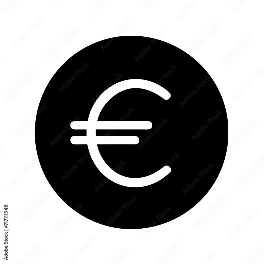 Obraz premium euro icon