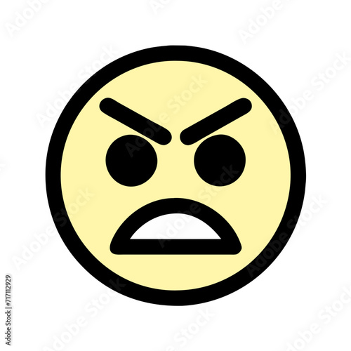 angry face icon