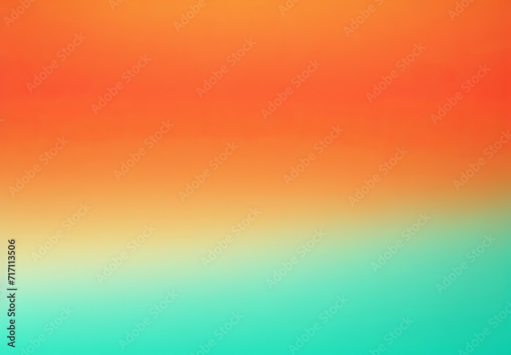 Fototapeta premium Orange teal green pink abstract grainy gradient