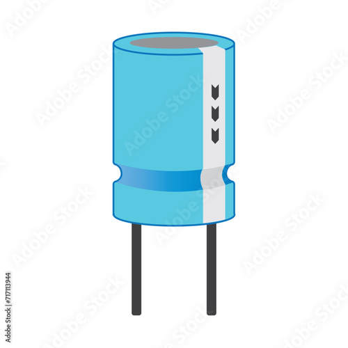 electrical capacitor icon vector illustrator design