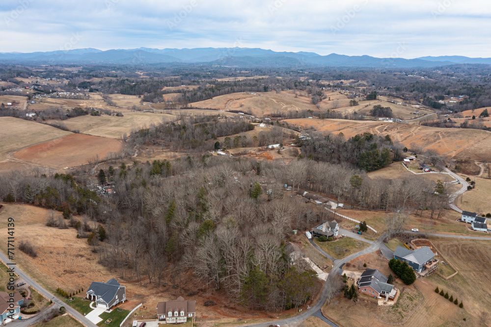 Obraz premium drone mountain views