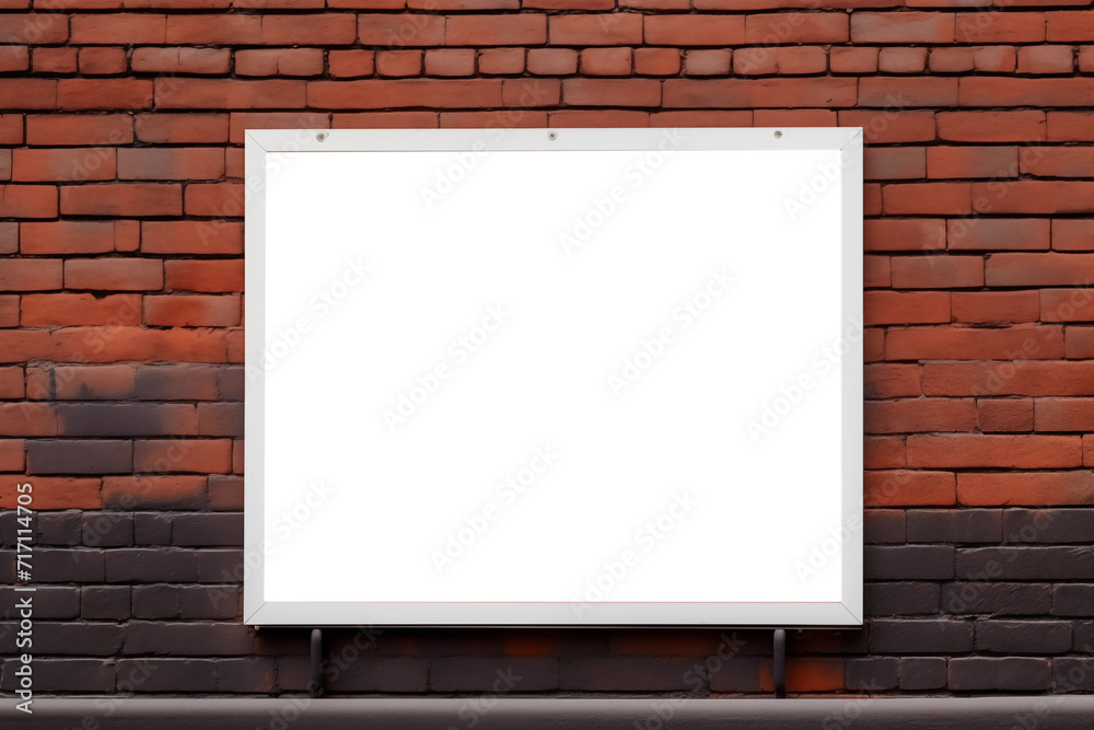 Large blank advertising poster, billboard banner mockup Large blank advertising poster, billboard banner mockup