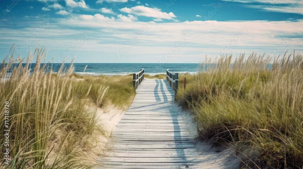 Obraz premium Footpath to the beach