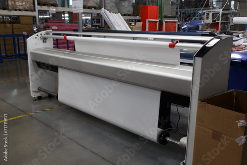 Bilde på lerret Wide-format inkjet printer plotter.