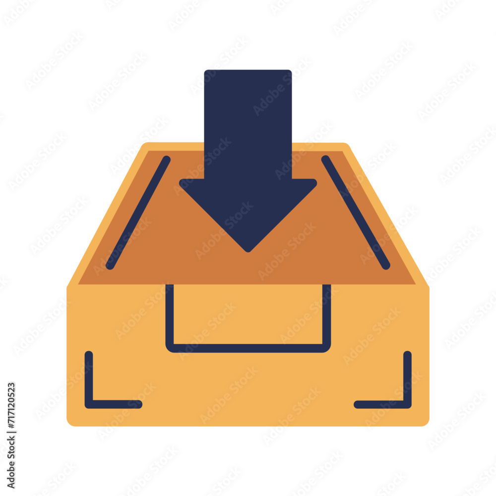 Inbox Flat Icon Inbox Flat Icon