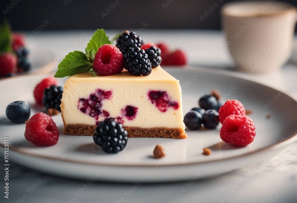 Cheesecake with berries Cheesecake with berries