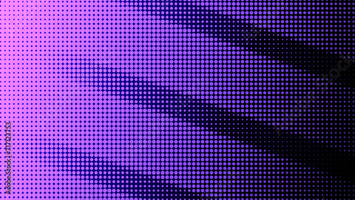 Purple Halftone Background, Vector Illustration