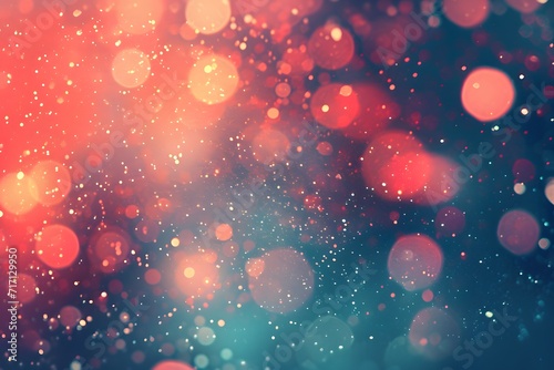 Abstract Colorful Bokeh Lights Background