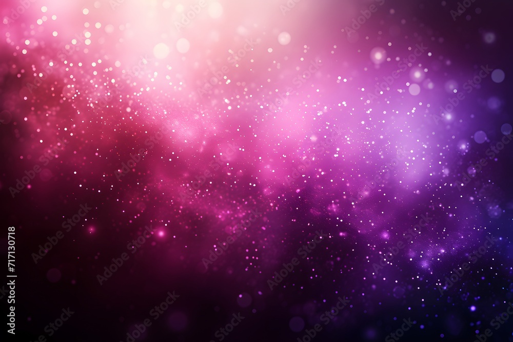 Glittering Pink and Purple Bokeh Background