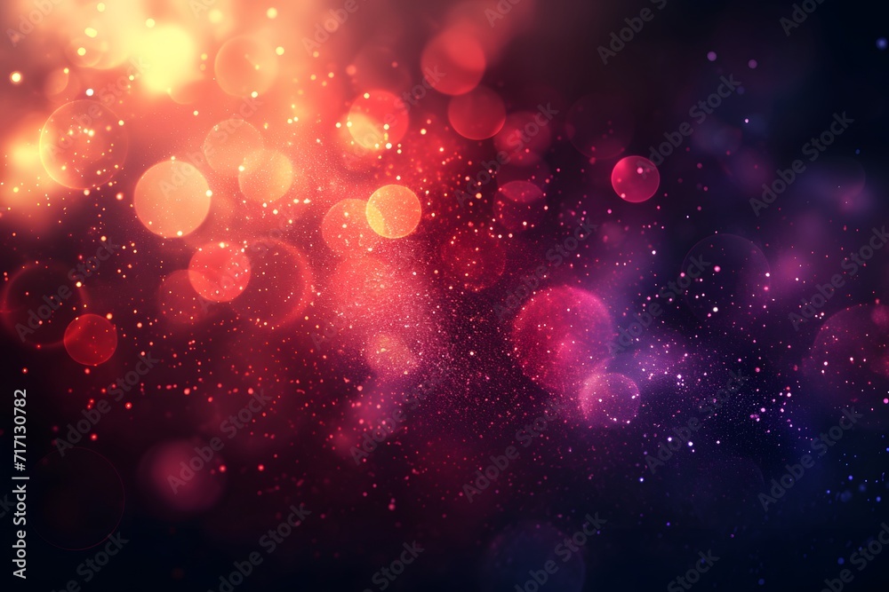 Sparkling Bokeh Lights in Warm and Cool Tones