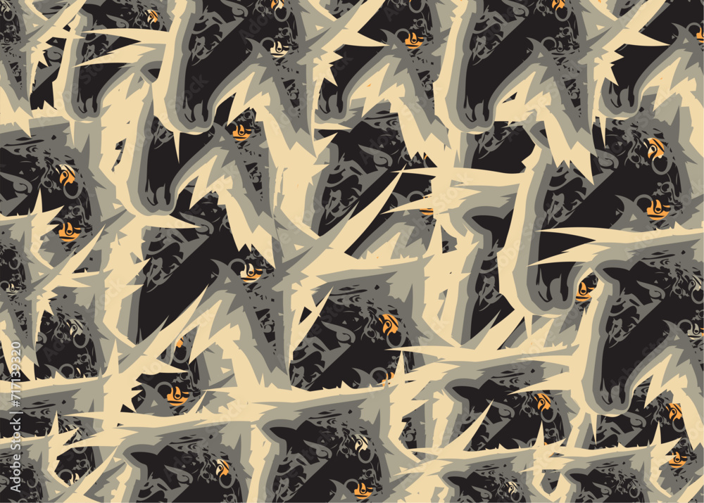 Textural background with horse head motif in gray-orange tonality for textiles or prints. Patterned backdrop for business concepts, covers, holidays or events, scrapbooking, interiors, fabrics, tiles Textural background with horse head motif in gray-orange tonality for textiles or prints. Patterned backdrop for business concepts, covers, holidays or events, scrapbooking, interiors, fabrics, tiles