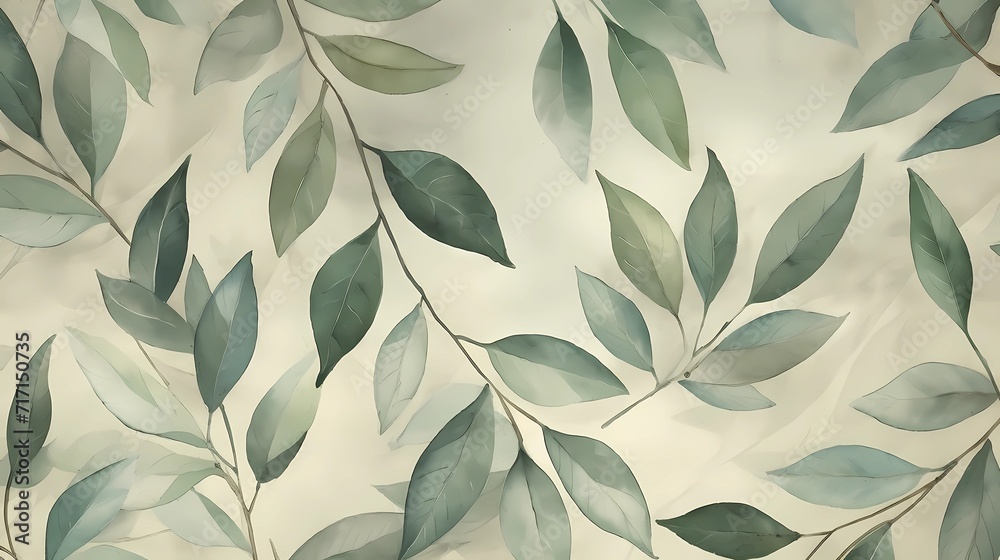 seamless background picture with leaf pattern, leaves, trees, tree branches seamless background picture with leaf pattern, leaves, trees, tree branches