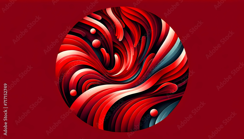 An image in the style of Better Red, showcasing a bold and vibrant red