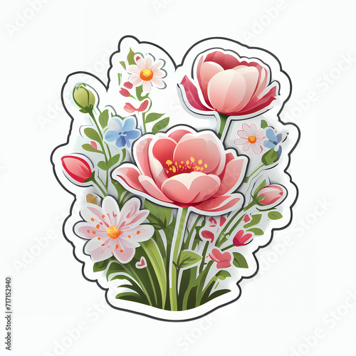 Wallpaper Mural Floral Elegance Seamless Pattern with Roses and Tulips, Perfect for Nature-inspired Designs, Spring and Summer-themed Cards, Vintage Wallpaper, and Romantic Valentine's Day Decorations Torontodigital.ca