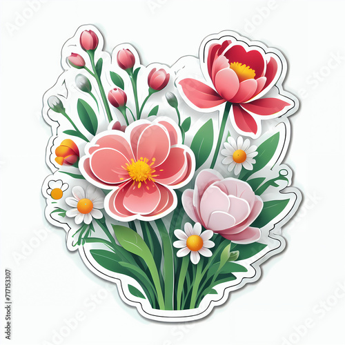 Wallpaper Mural Floral Elegance Seamless Pattern with Roses and Tulips, Perfect for Nature-inspired Designs, Spring and Summer-themed Cards, Vintage Wallpaper, and Romantic Valentine's Day Decorations Torontodigital.ca