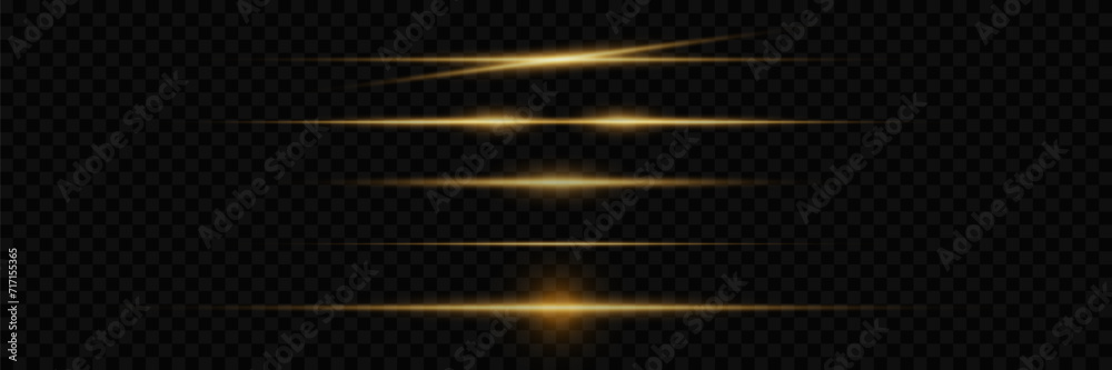 Horizontal glare of light. Laser beams, light neon lines. Beautiful reflections of light. Glowing stripes. Horizontal glare of light. Laser beams, light neon lines. Beautiful reflections of light. Glowing stripes.