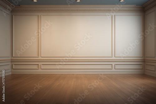 empty room with wooden floor © gomgom