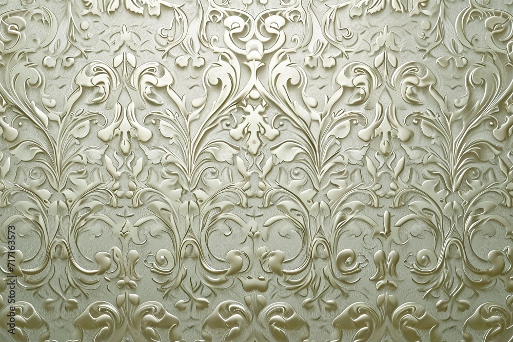 Silken Intricacy: Intricate Design on Silver Wallpaper Texture for a Refined Background Silken Intricacy: Intricate Design on Silver Wallpaper Texture for a Refined Background