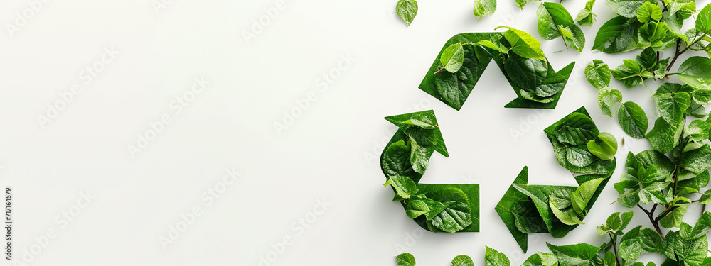 Recycling symbol showing the sun as a source of renewable energy on a white background Recycling symbol showing the sun as a source of renewable energy on a white background