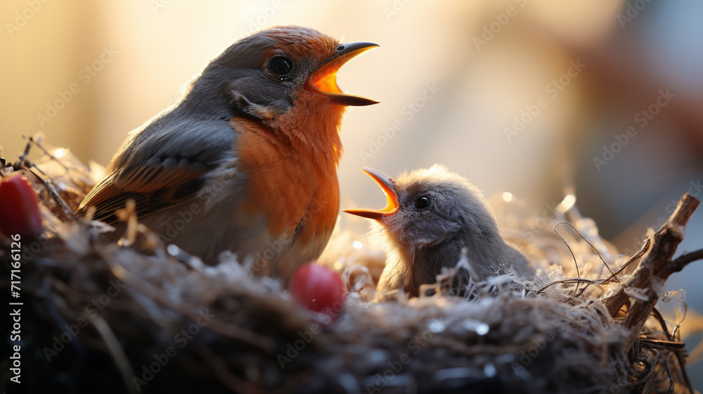 Fototapeta premium Baby Bird