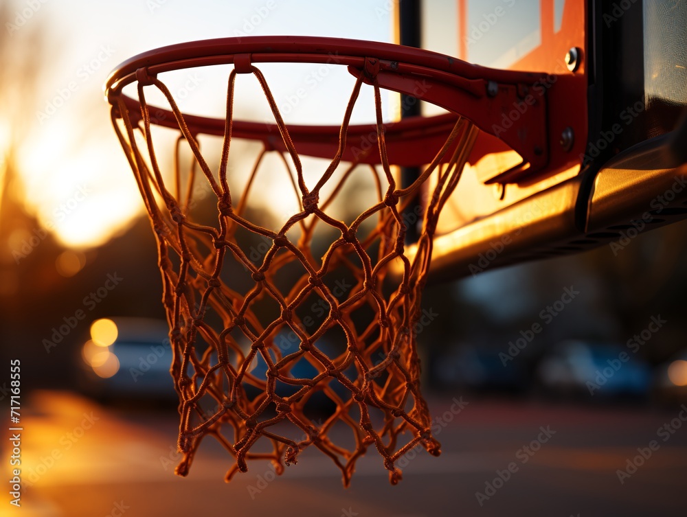 Basketball hoop on the court. Sport background. Close up. Basketball hoop on the court. Sport background. Close up.