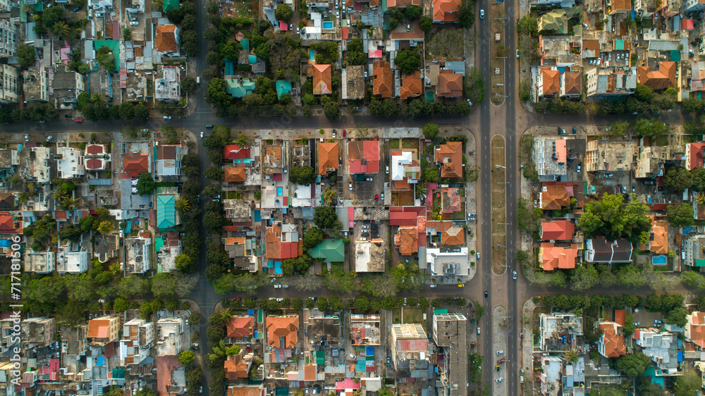 Drone view of the City of Maputo in Mozambique Africa Drone view of the City of Maputo in Mozambique Africa