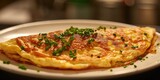 Egg Foo Young Extravaganza: Chinese Omelette Bliss. Immerse in A Culinary Symphony of Fluffy Eggs and Savory Goodness. Picture the Egg Foo Young Extravaganza in a Bustling Chinese Eatery