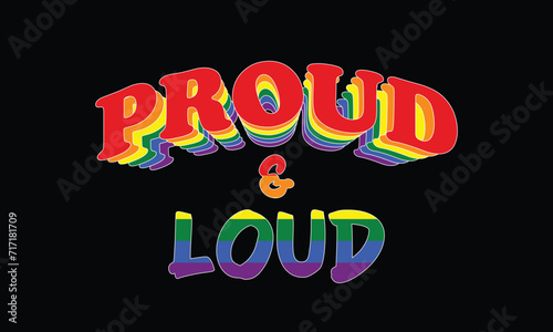Pride Theme Vector  Ideal for Banners  Apparel  and Souvenirs
