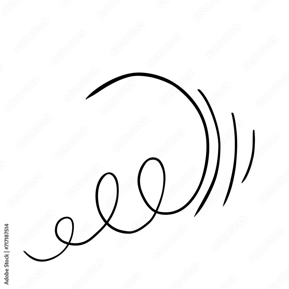 doodle wind illustration vector hand drawn style doodle wind illustration vector hand drawn style