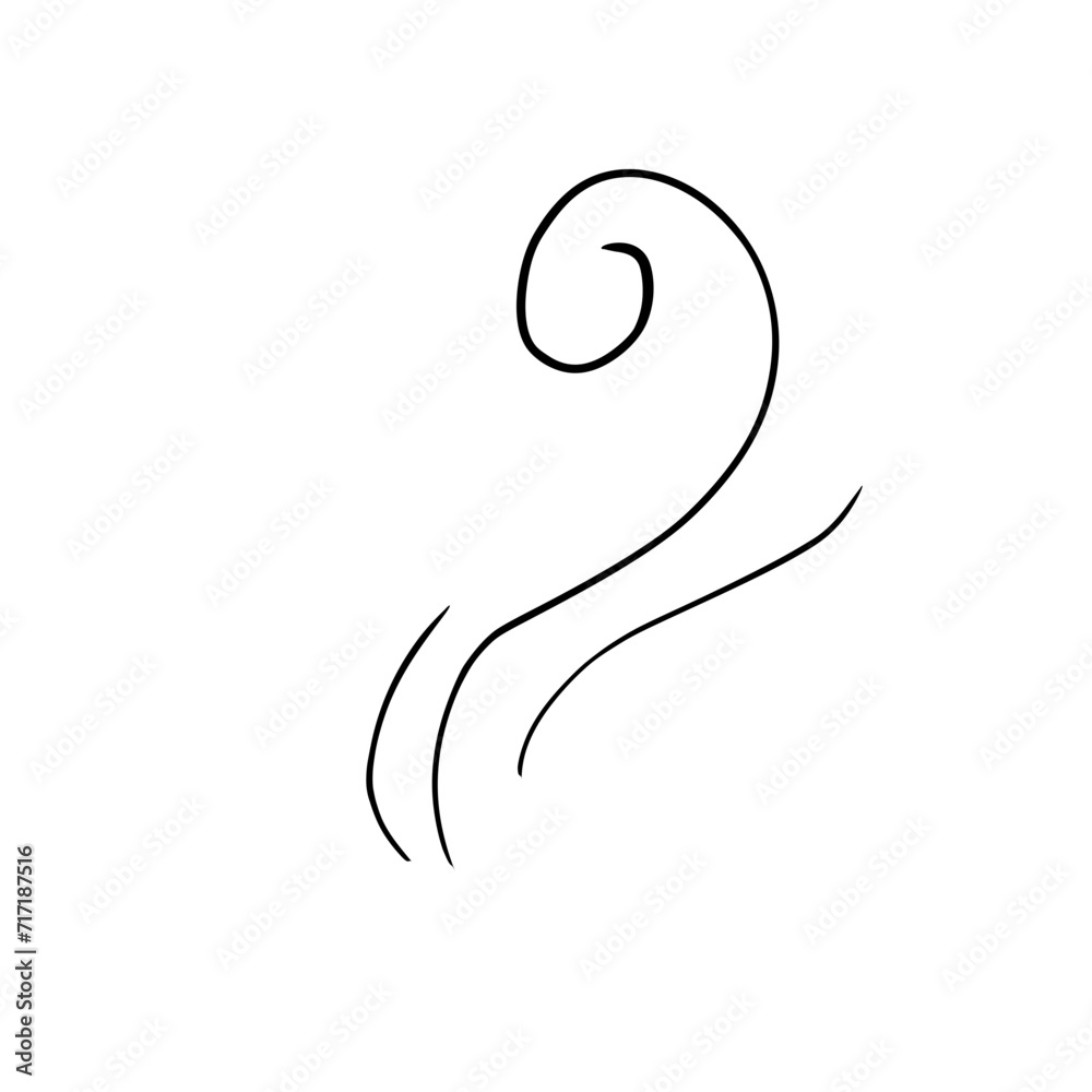doodle wind illustration vector hand drawn style doodle wind illustration vector hand drawn style