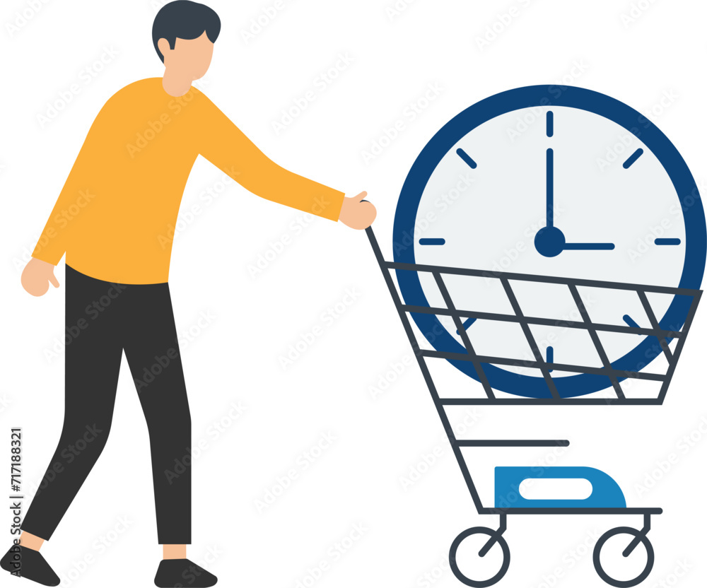 Buying time to delay or gain more time to do something, time is money

