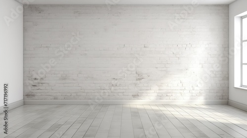 Whispers of Serenity  A Blank Canvas Waiting for Dreams in an Empty Room