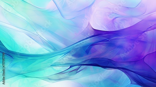 Ethereal Symphony, A Captivating Dance of Blue and Purple Waves