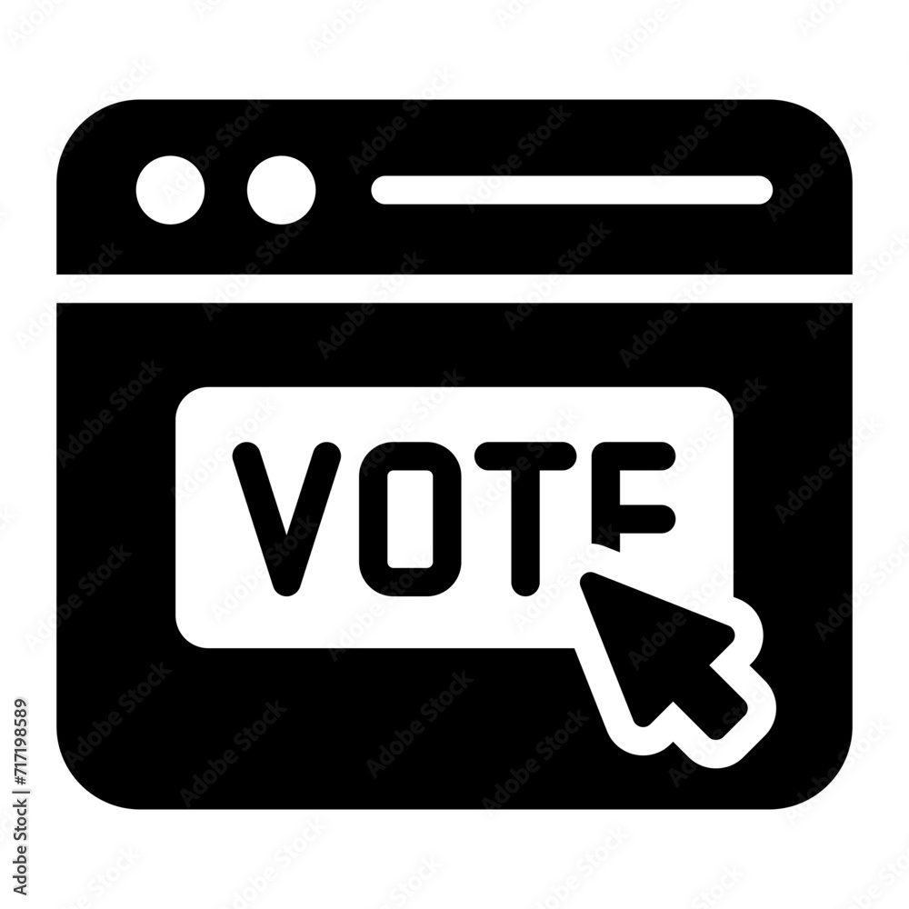 Web Online Voting icon