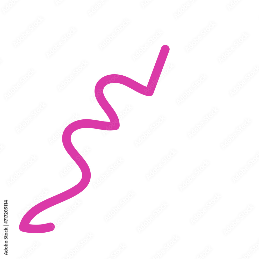 Squiggly abstract line vector Squiggly abstract line vector