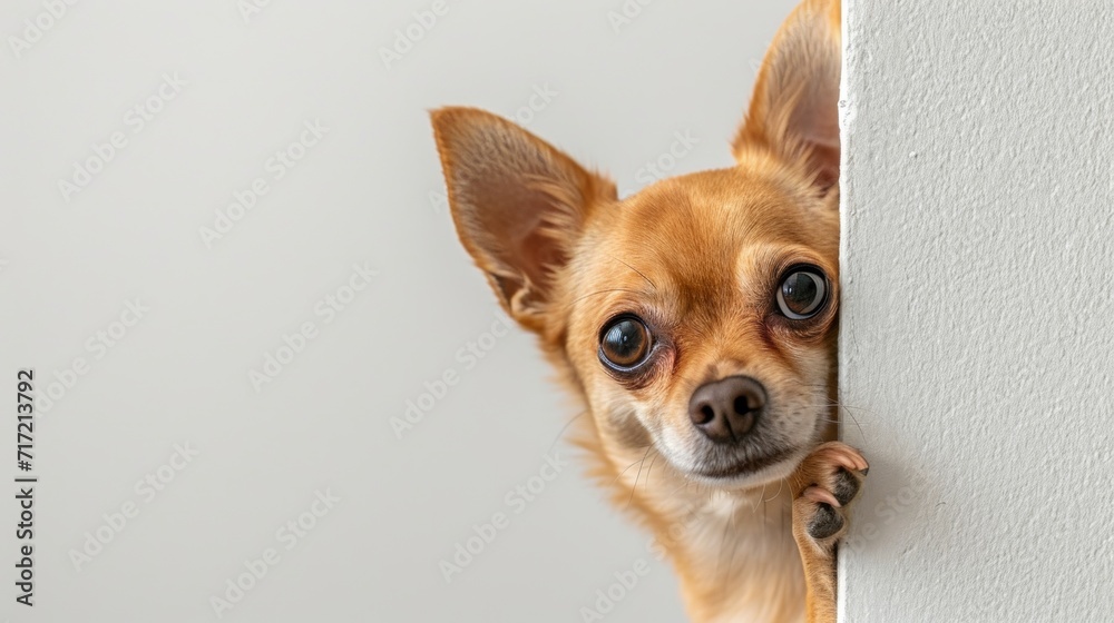 Peeking Chihuahua
