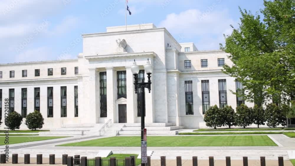 Landscape with Federal Reserve Building at Washington