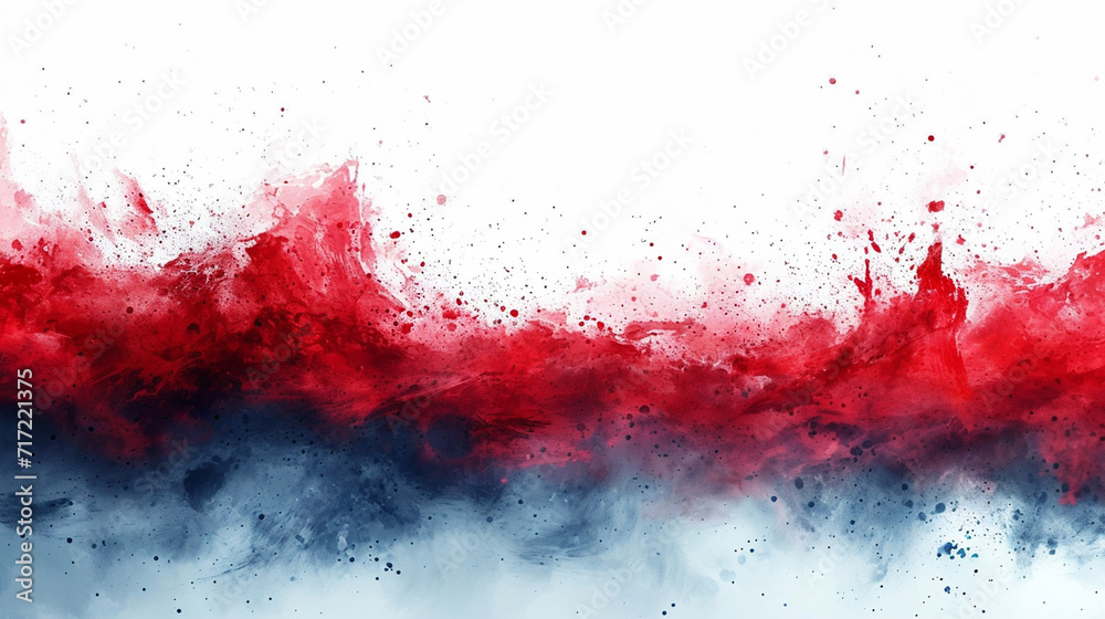 Red brush strokes illustrated dynamic background