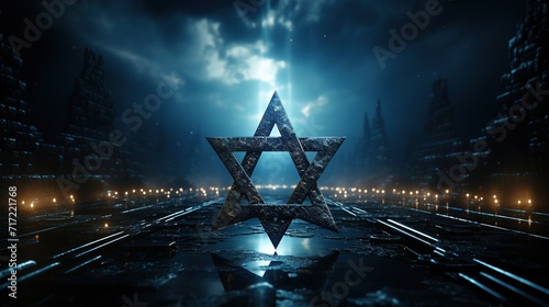 Star of David, ancient symbol, emblem in the shape of a six-pointed star, Magen, culture faith, Israel Jews, symbol symbolism, flag emblem item.